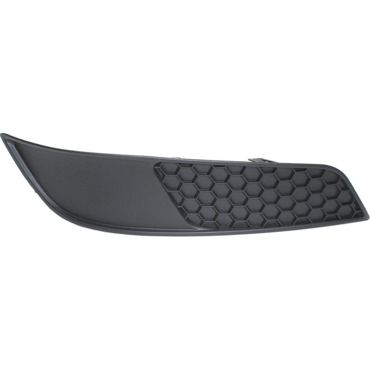 DAT AUTO PARTS Front Right Passenger Side Fog Light Hole Cover Trim Molding Bumper Insert Replacement For 2009 2010 Pontiac G6 CTF Package Black Te...