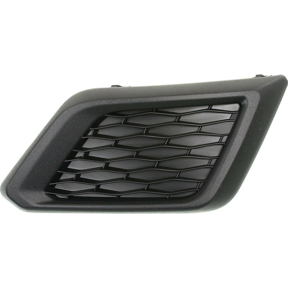 DAT AUTO PARTS Front Right Passenger Side Fog Light Cover Lamp Hole Bezel Insert Grille Trim Replacement for 2014-2016 Nissan Rogue Black Textured ...