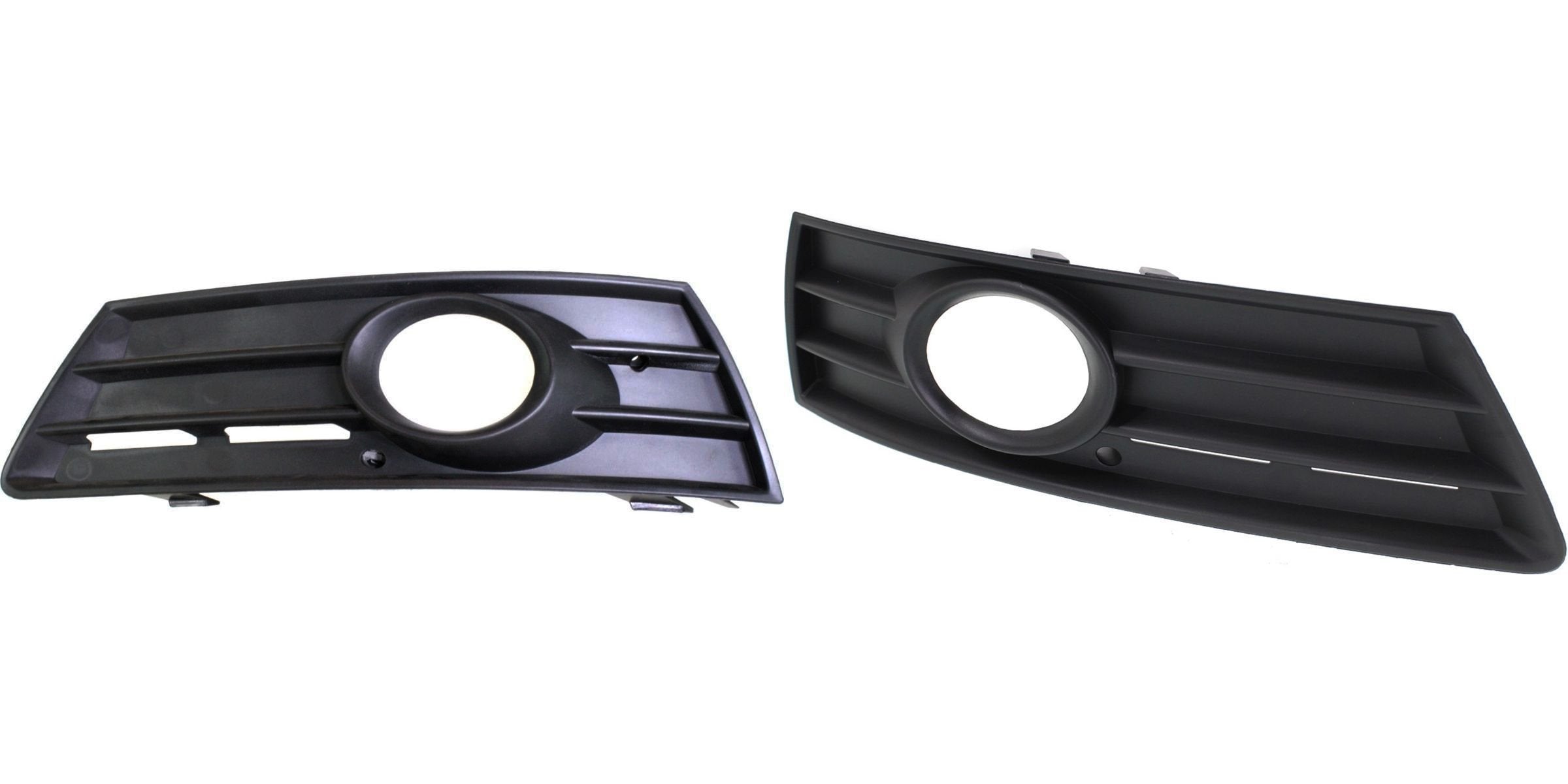 DAT AUTO PARTS Front Right Passenger & Left Driver Side Bumper Fog Light Bezel Cover Grille Set of 2 Replacement for 2009-2012 Volkswagen Passat CC...