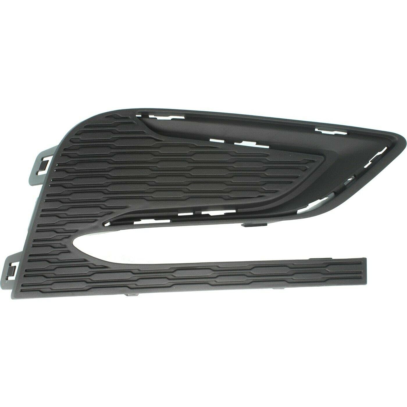 DAT AUTO PARTS Front Right Passenger Side Fog Light Hole Cover Grille Trim Molding Bumper Insert Replacement For 2016-2018 Chevrolet Cruze Without ...