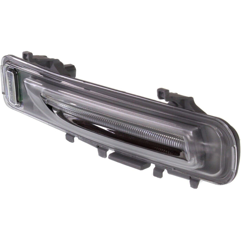 DAT AUTO PARTS Front Left Driver Side Parking Signal Side Marker Light Lens and Housing Assembly Replacement For 2011 - 2014 Ford Edge Clear Lens F...
