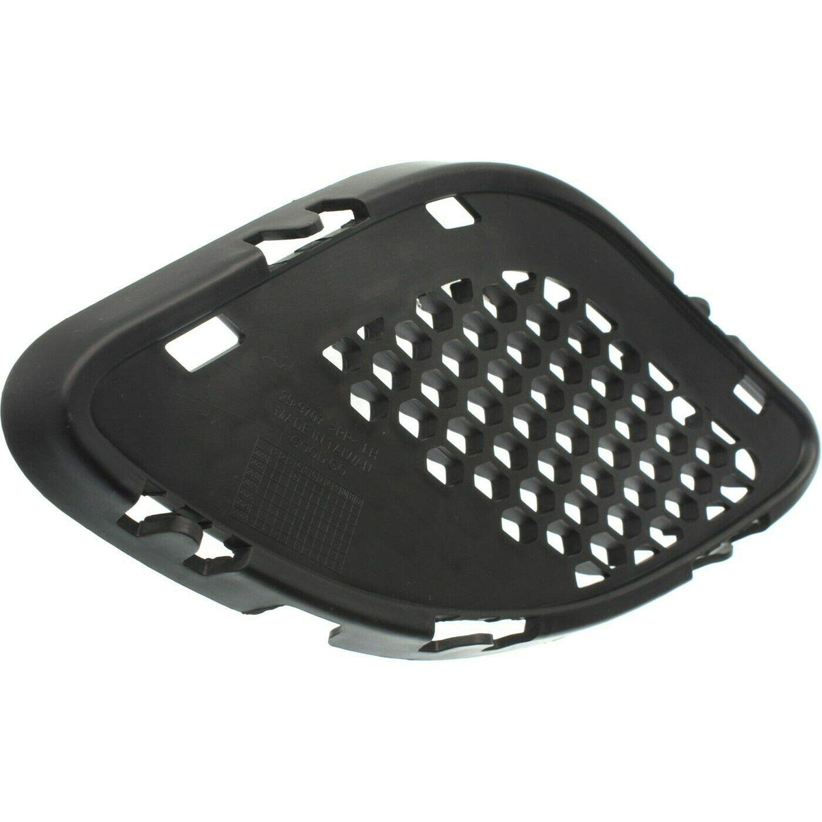 DAT AUTO PARTS Front Left Driver Side Bumper Fog Light Hole Grille Cover Trim Insert Replacement For 2014-2016 Jeep Grand Cherokee SRT-8 Models Bla...