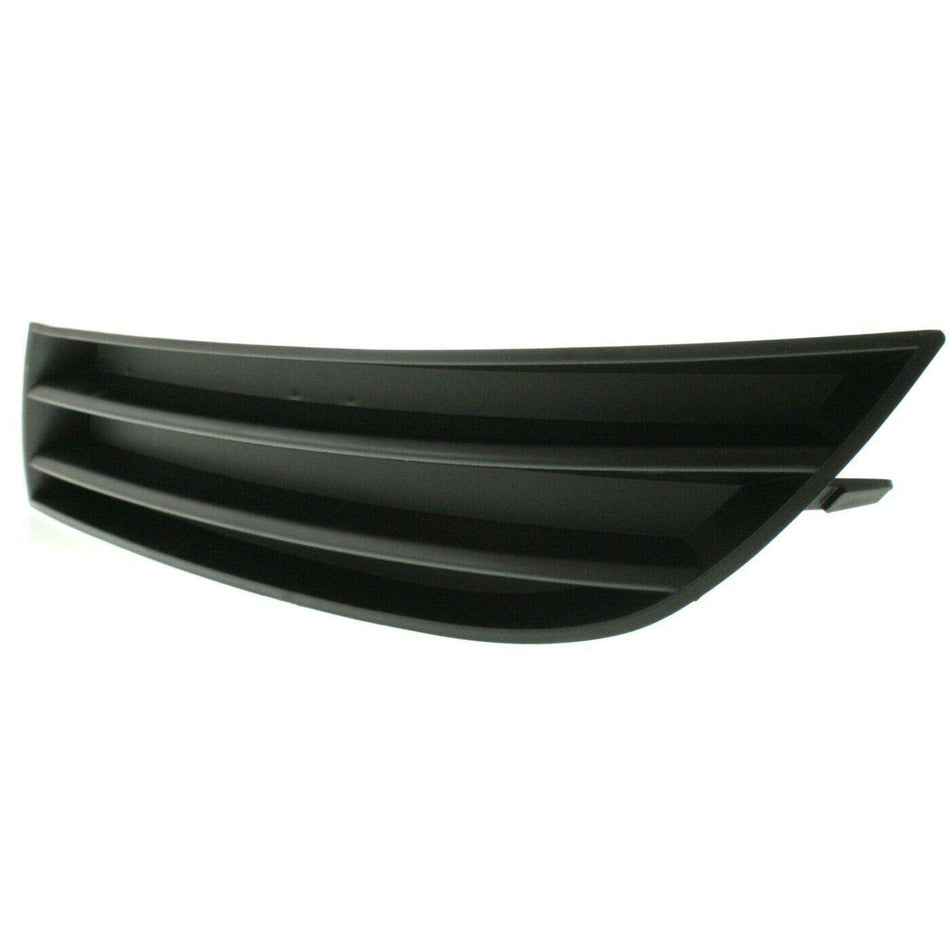DAT AUTO PARTS Front Left Driver Side Bumper Insert Fog Light Cover Lamp Hole Grille Trim Molding Replacement For 2007 2008 2009 Saturn Aura XE Bla...