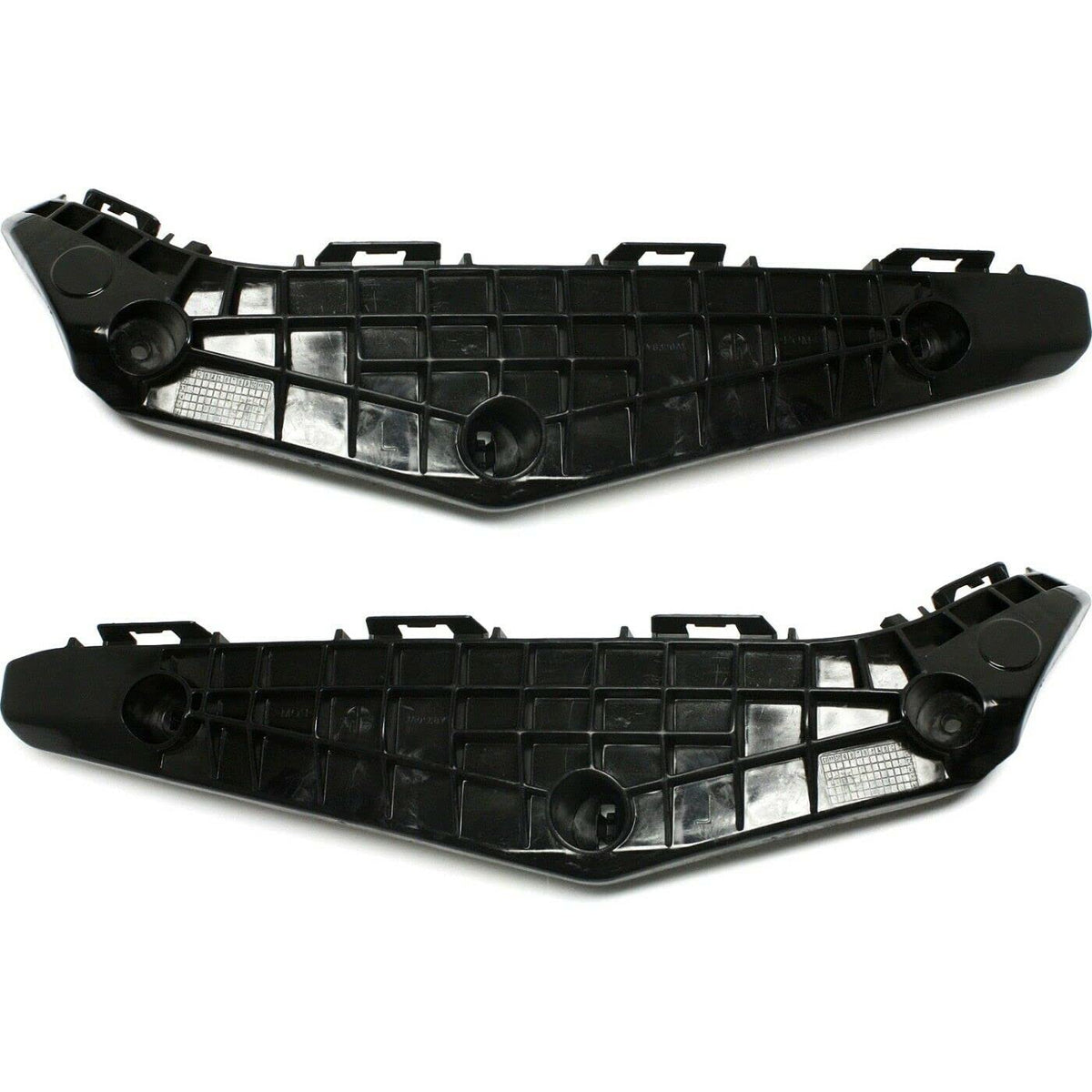 Front Left Driver & Right Passenger Set Of 2 Bumper Cover Support Bracket Mounting Retainer Stay Brace Pair Replacement For 2011 2012 2013 Toyota H...