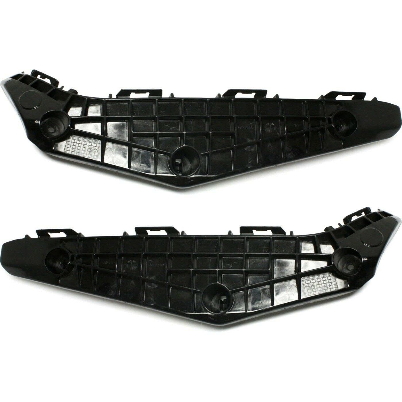 Front Left Driver & Right Passenger Set Of 2 Bumper Cover Support Bracket Mounting Retainer Stay Brace Pair Replacement For 2011 2012 2013 Toyota H...