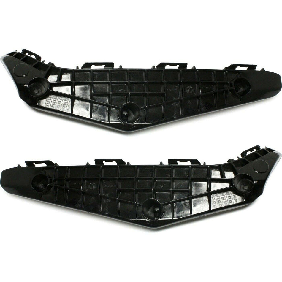 Front Left Driver & Right Passenger Set Of 2 Bumper Cover Support Bracket Mounting Retainer Stay Brace Pair Replacement For 2011 2012 2013 Toyota H...