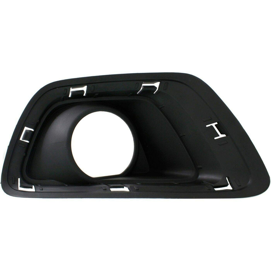DAT AUTO PARTS Front Left Driver Side Fog Light Hole Bezel Cover Molding Bumper Insert Replacement For 2015-2020 Chevrolet Colorado Pickup Truck Bl...