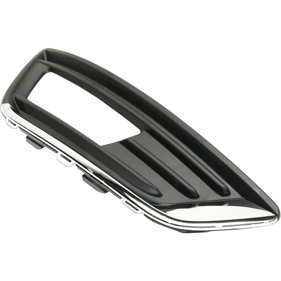 DAT AUTO PARTS Front Right Passenger Side Fog Light Hole Bezel Cover Molding Insert Replacement For 2015-2018 Ford Focus Titanium Models Black with...