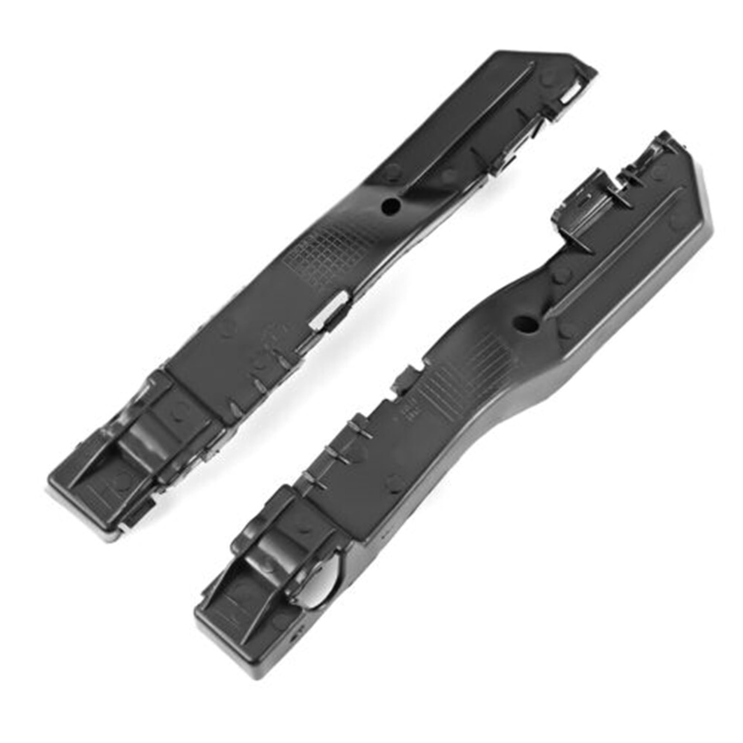 DAT AUTO PARTS Front Driver & Passenger Side Bumper Cover Support Bracket Mounting Holder, Set of 2, For 2009-2020 Dodge Journey, Black Textured PO...
