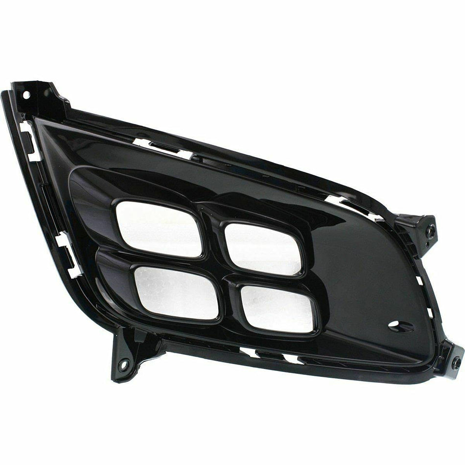 DAT AUTO PARTS Front Right Passenger Side Fog Light Hole Bezel Lamp Trim Molding Bumper Insert Replacement For 2014 2015 Kia Optima With LED Fog Li...