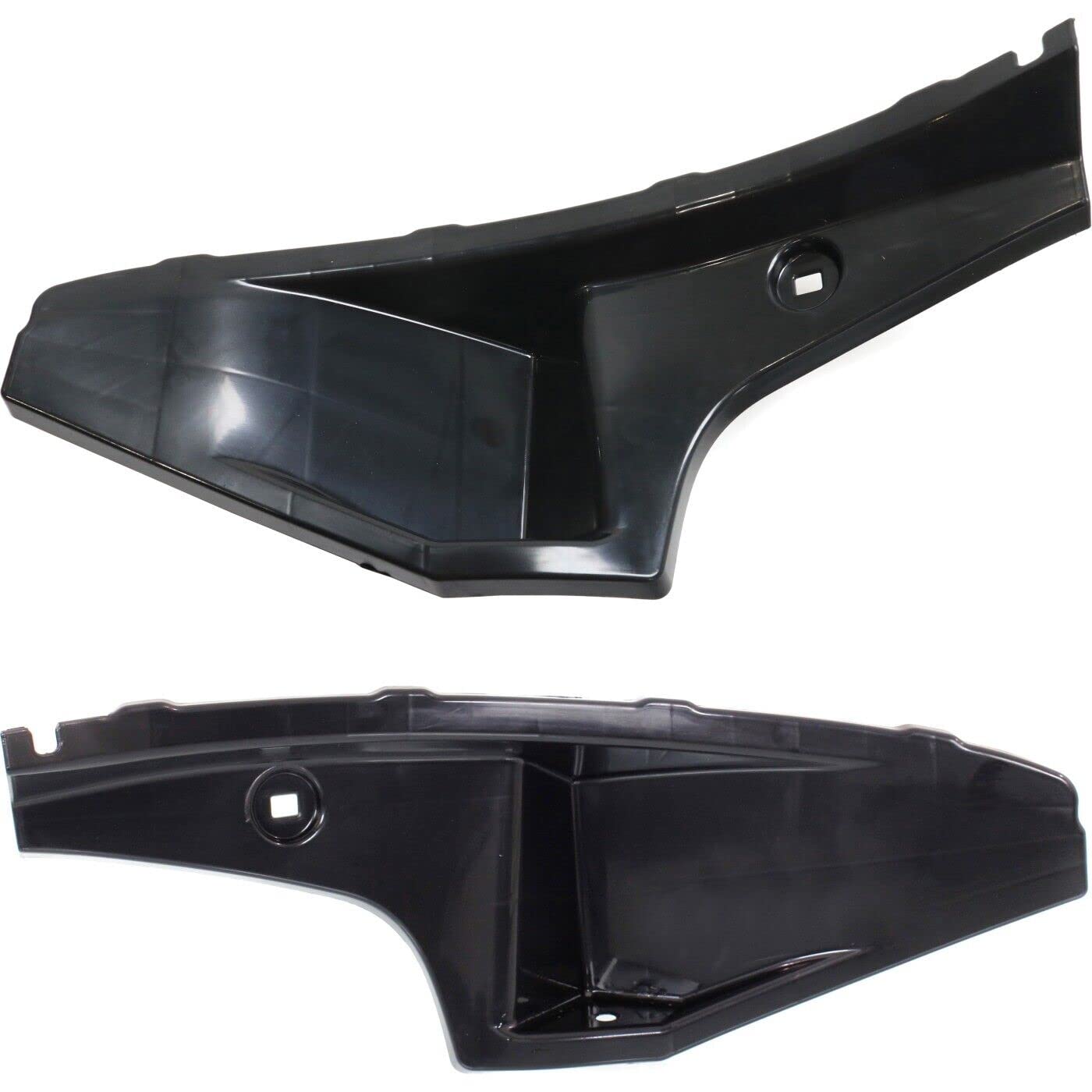 DAT AUTO PARTS Rear Left Driver & Right Passenger Side Bumper Cover Side Seal Trim Bracket Molding Pair Replacement For 2011 - 2016 Scion TC Black ...