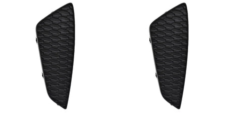 DAT AUTO PARTS Front Left Driver & Right Passenger Side Bumper Fog Light Cover Bezel Pair Replacement For 2021 - 2023 Toyota Sienna XSE Black Textu...