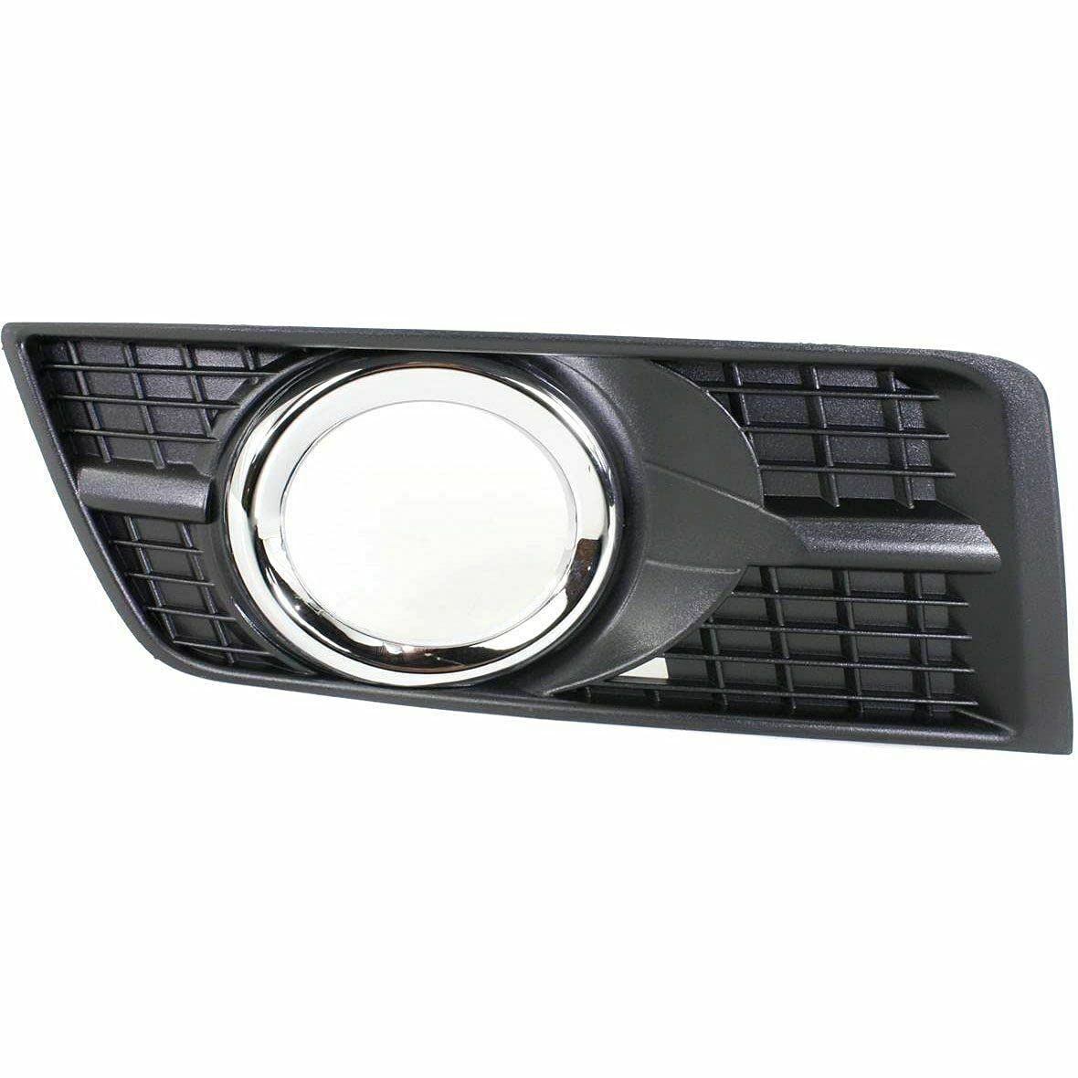 DAT AUTO PARTS Front Right Passenger Side Fog Light Bezel Cover Bumper Insert Lamp Molding Replacement for 2010-2016 Cadillac SRX Black Textured Pl...