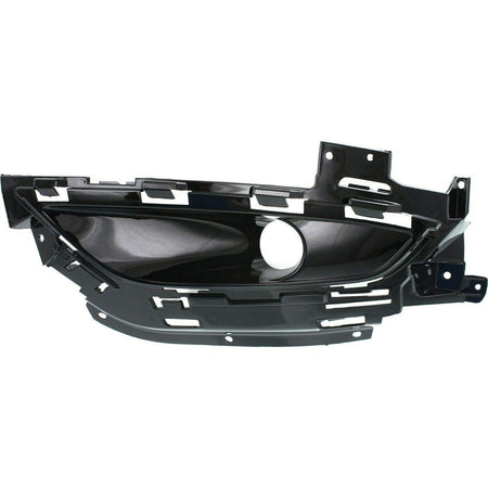 DAT AUTO PARTS Front Left Driver Side Bumper Fog Light Bezel Trim Molding Insert Replacement For 2015-2017 Chrysler 200 Sedan with Round Fogs Black...