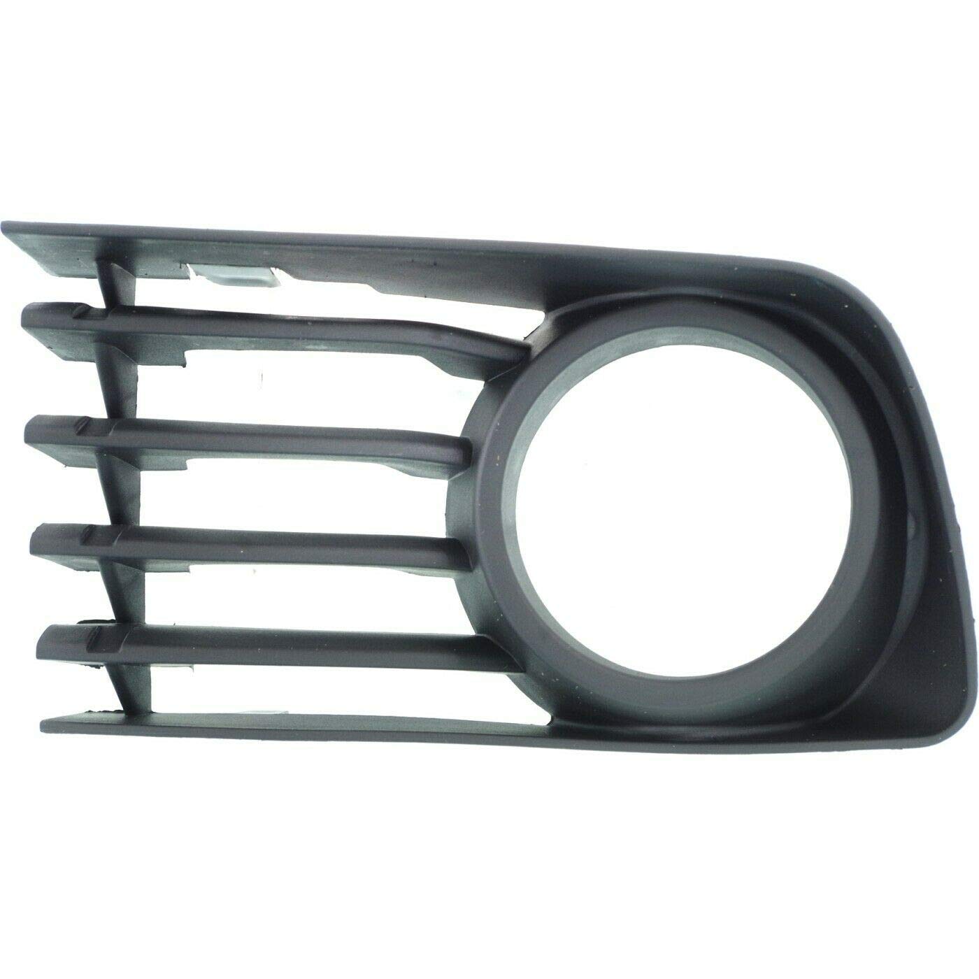 DAT AUTO PARTS Front Left Driver Side Fog Light Bumper Cover Grille Replacement For 2004-2009 Toyota Prius Matte-Black Textured Made of Plastic TO1...