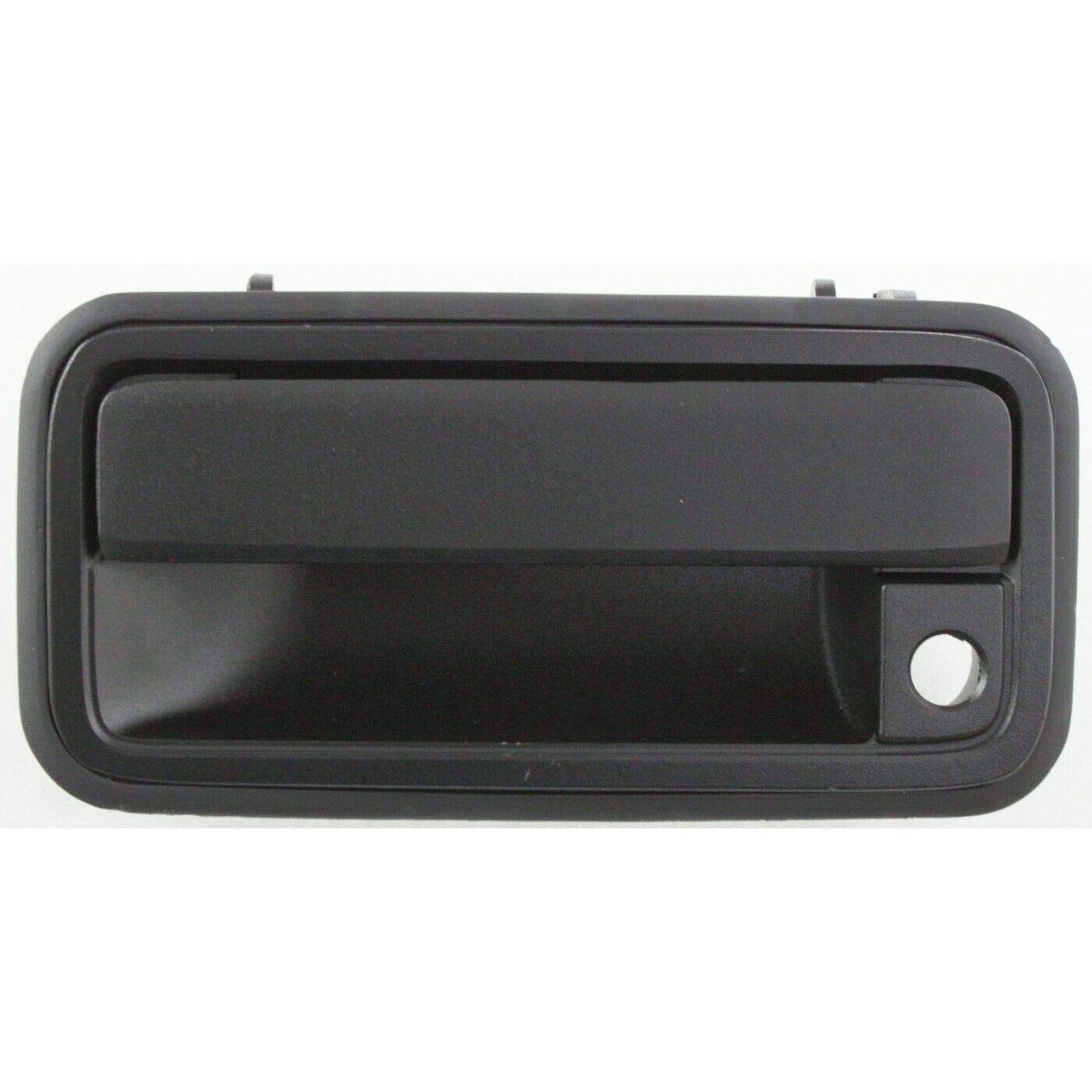 DAT AUTO PARTS Front Left Driver Side Exterior Outside Door Handle With Keyhole Replacement For 1992 - 2000 Chevrolet Suburban Tahoe Black Textured...