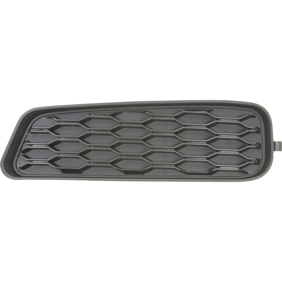 Front Left Driver Side Bumper Fog Light Lamp Hole Cover Grille Molding Trim Replacement For 2011 2012 2013 2014 Dodge Avenger Black Textured Plasti...
