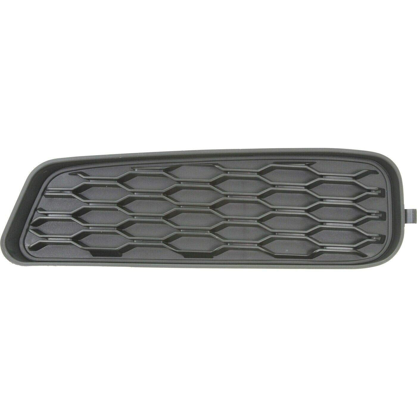 DAT AUTO PARTS Front Left Driver Side Bumper Fog Light Cover Lamp Hole Grille Molding Trim Replacement For 2011-2014 Dodge Avenger Black Textured P...