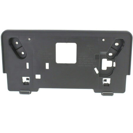 DAT AUTO PARTS Front Bumper License Plate Frame Tag Mounting Bracket Holder Replacement for 2012-2013 Mazda 3 w/o fog lights Black Textured Plastic...