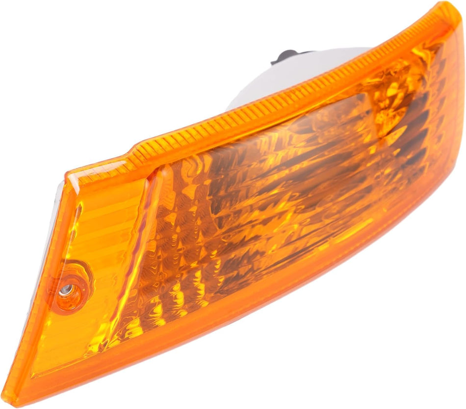 DAT AUTO PARTS Front Left Driver Side Parking Light Corner Turn Signal Lamp Marker Assembly & Housing Replacement For 2005-2007 Jeep Liberty Orange...