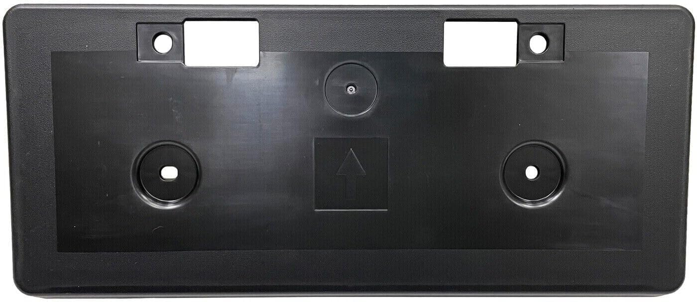 DAT AUTO PARTS Front License Plate Bracket Frame Cover Tag Holder Replacement For 2018 - 2020 Nissan Kicks Black Textured PP Plastic NI1068161 9621...
