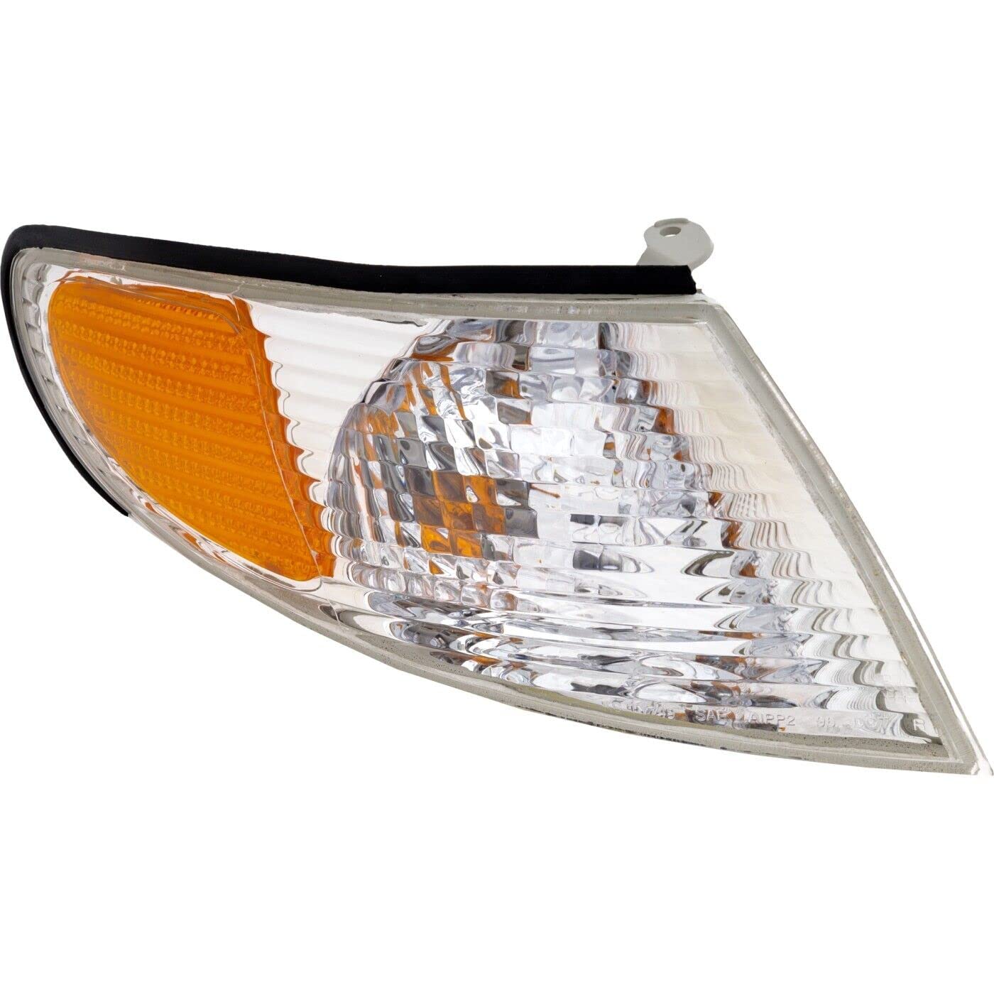 DAT AUTO PARTS Front Right Passenger Side Parking Light Lens & Housing Replacement For 1999-2001 Toyota Solara Orange Amber & Clear Lens Corner of ...