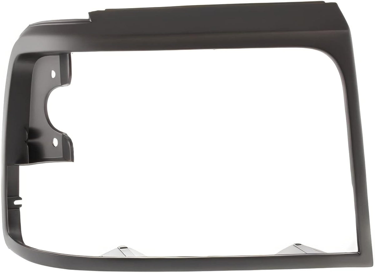 DAT AUTO PARTS Front Passenger Side HeadLight Door Grille Insert Bezel Trim, For 1992-1996 Ford Bronco, and 1997 Ford Pickup Heavyduty, Dark Silver...