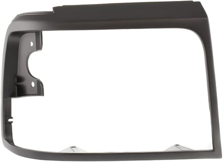 DAT AUTO PARTS Front Passenger Side HeadLight Door Grille Insert Bezel Trim, For 1992-1996 Ford Bronco, and 1997 Ford Pickup Heavyduty, Dark Silver...