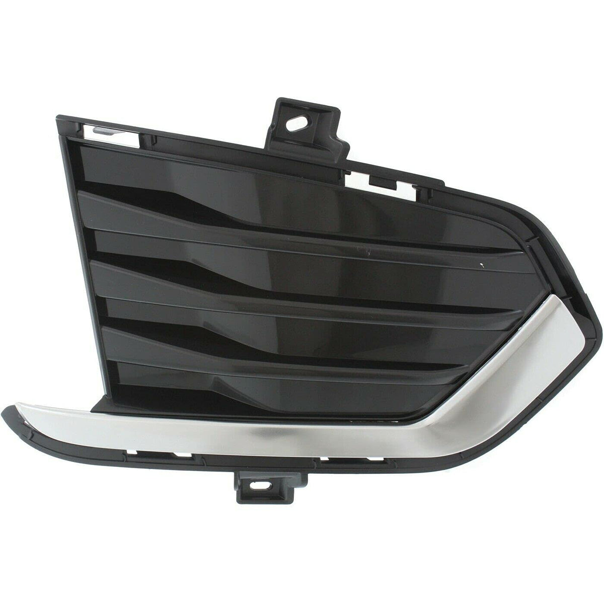 DAT AUTO PARTS Front Right Passenger Side Fog Light Hole Cover Lamp Grille Bumper Insert Replacement For 2017-2025 Cadillac XT5 Black Smooth Plasti...