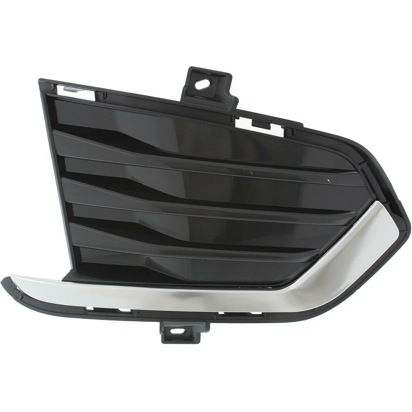 DAT AUTO PARTS Front Right Passenger Side Fog Light Hole Cover Lamp Grille Bumper Insert Replacement For 2017-2025 Cadillac XT5 Black Smooth Plasti...
