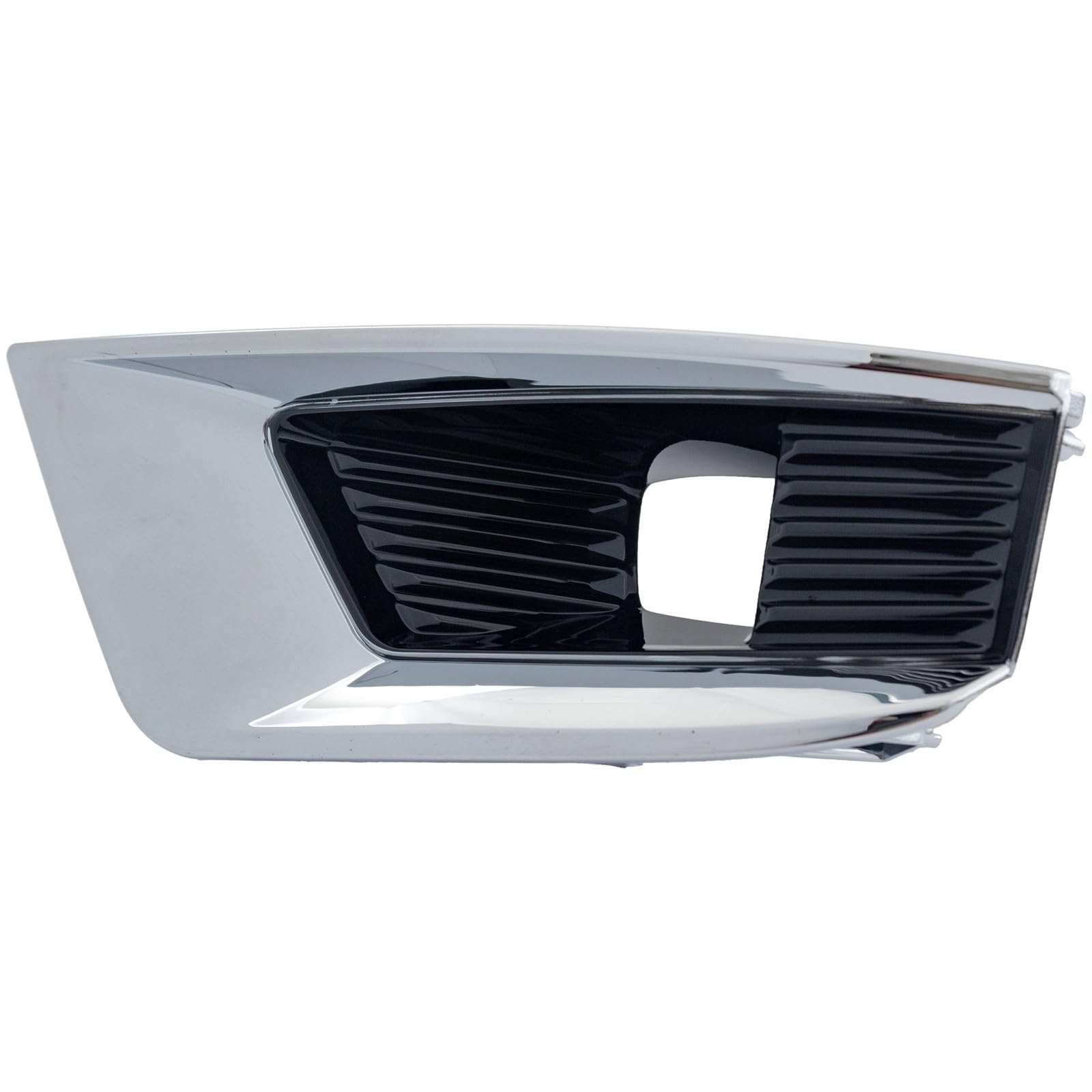 DAT AUTO PARTS Front Left Driver Side Bumper Cover Molding Bezel, Fits 2021-2024 Nissan Armada, Made of Plastic, Gloss Black With Chrome Trim, For ...