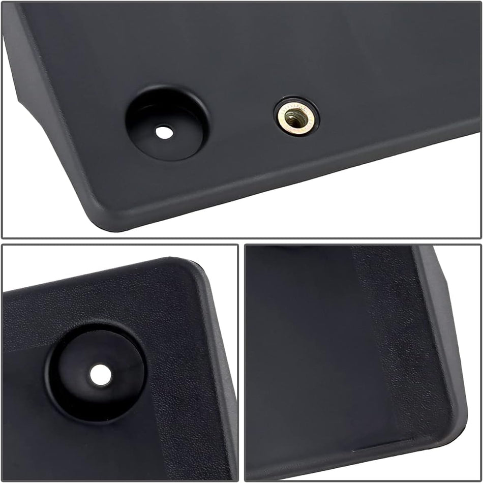 DAT AUTO PARTS Front License Plate Bracket Replacement for 2017-2019 Infinity QX30 For Base, Luxury, And Premium Models Black Textured Plastic IN10...