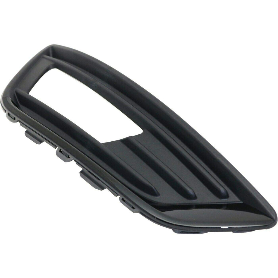 DAT AUTO PARTS Front Right Passenger Side Fog Light Hole Bezel Cover Trim Molding Bumper Insert Replacement For 2015-2018 Ford Focus S and SE Model...