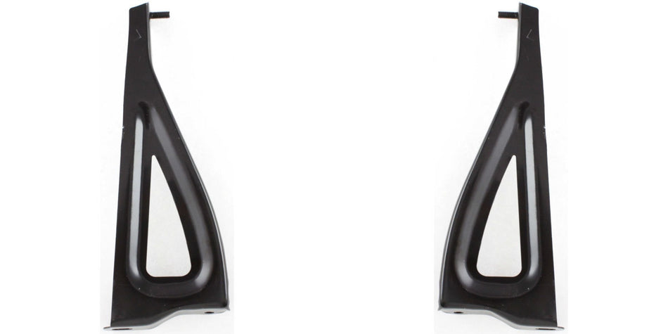 DAT AUTO PARTS Front Left Driver and Right Passenger Side Bumper Cover Support Bracket Retainer Replacement for 2005-2011 Toyota Tacoma Black Steel...