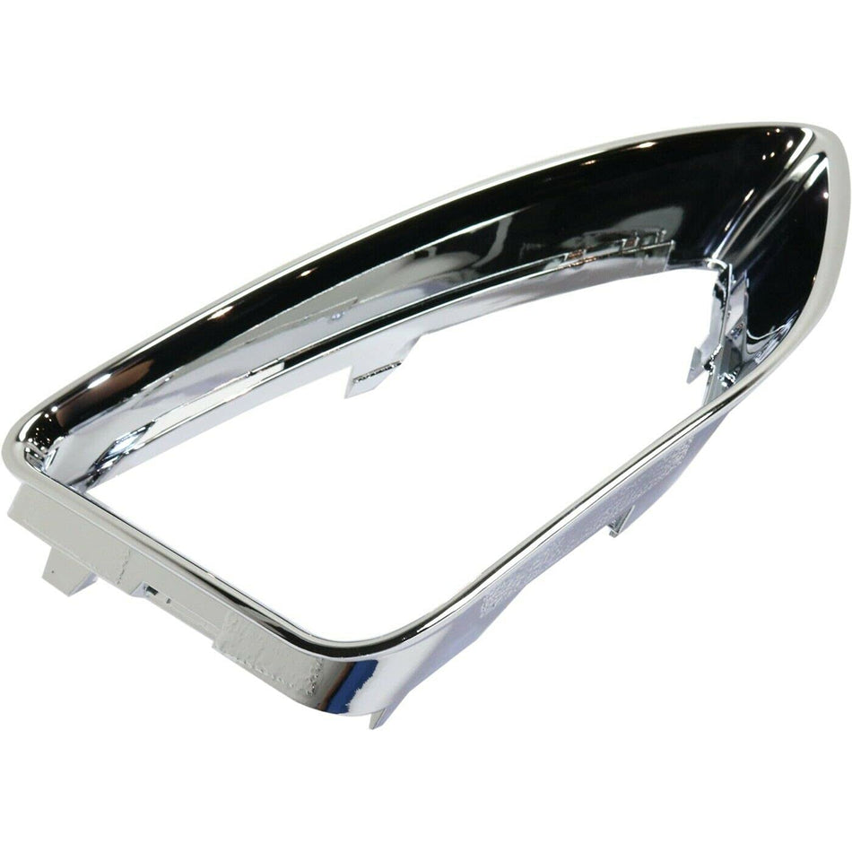 Front Passenger Side Fog Light Bezel Trim Fits 2010-2012 Ford Fusion SEL Sport Hybrid Silver Chrome FO1039139 AE5Z17E810F