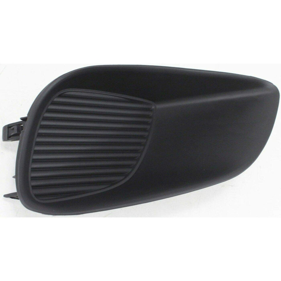 DAT AUTO PARTS Front Left Driver Side Bumper Fog Light Lamp Cover Grille Trim Replacement for 2007-2012 Toyota Yaris Except 2009-2010 S-Model Black...