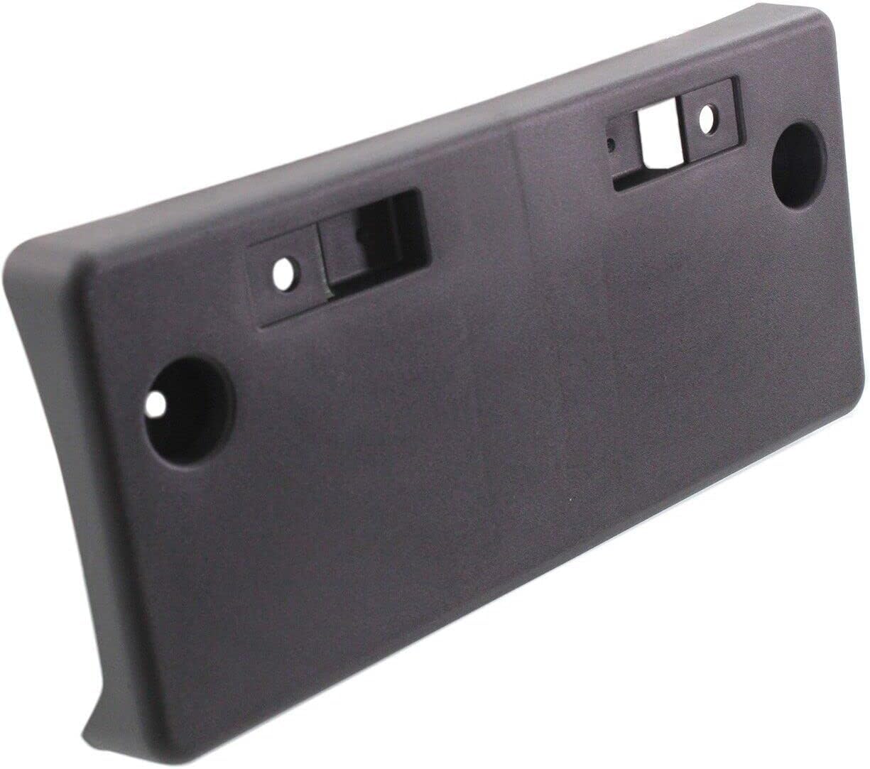 DAT AUTO PARTS Front Bumper License Plate Mounting Bracket Tag Holder Replacement for 2012-2014 Nissan Versa 4dr Sedan Models Black Textured Plasti...