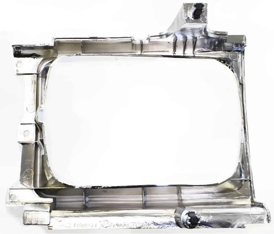 Front Right Passenger Side Head Light Headlight Door Headlamp Grille Trim Replacement For 1986-1989 Toyota 4Runner 4wd Models Silver Chrome And Bla...
