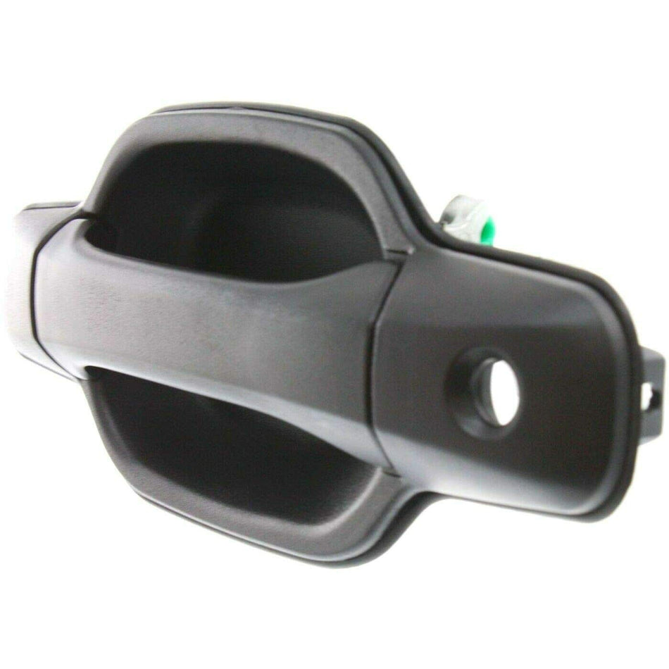 Front Driver Side Exterior Door Handle Fits 2004-2012 Chevy Colorado GMC Canyon Isuzu Black Textured GM1310141
