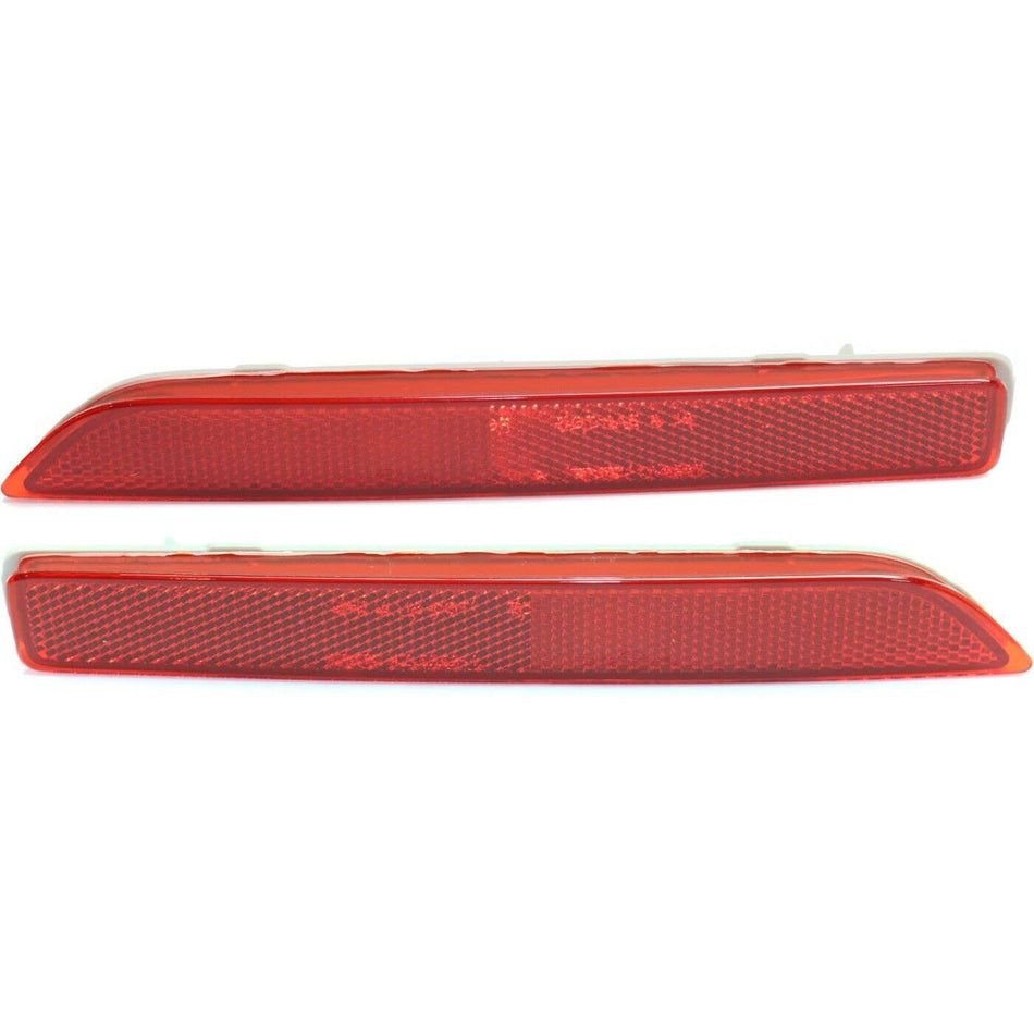 Rear Right Passenger & Left Driver Side Pair Bumper Reflector Lamp Marker Light Set Of 2 Replacement For Nissan 2015-2024 Murano 2018-2025 Leaf 202...