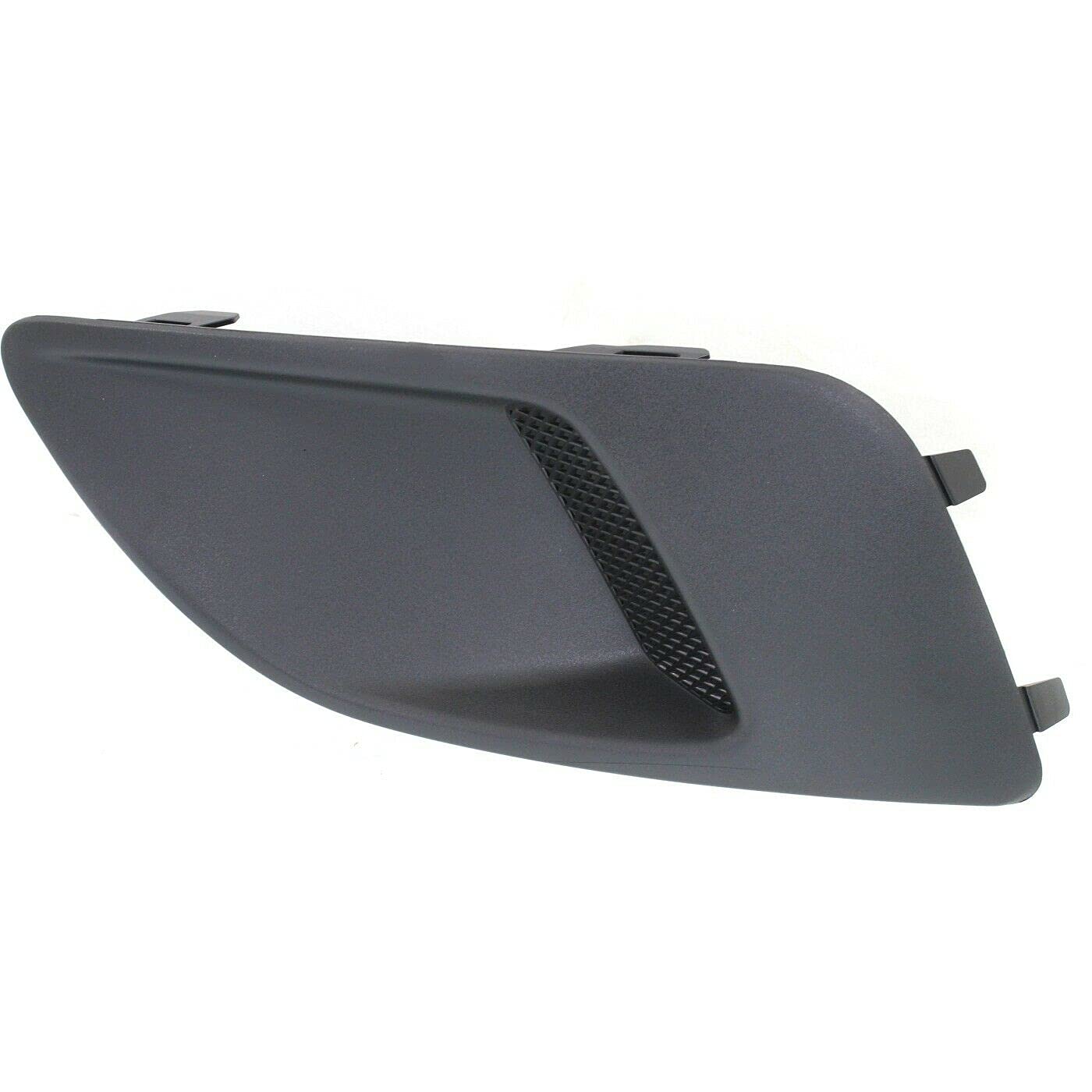 DAT AUTO PARTS Front Right Passenger Side Fog Light Hole Cover Trim Molding Bumper Insert Replacement For 2013-2018 Ford C-Max Black Textured Plast...