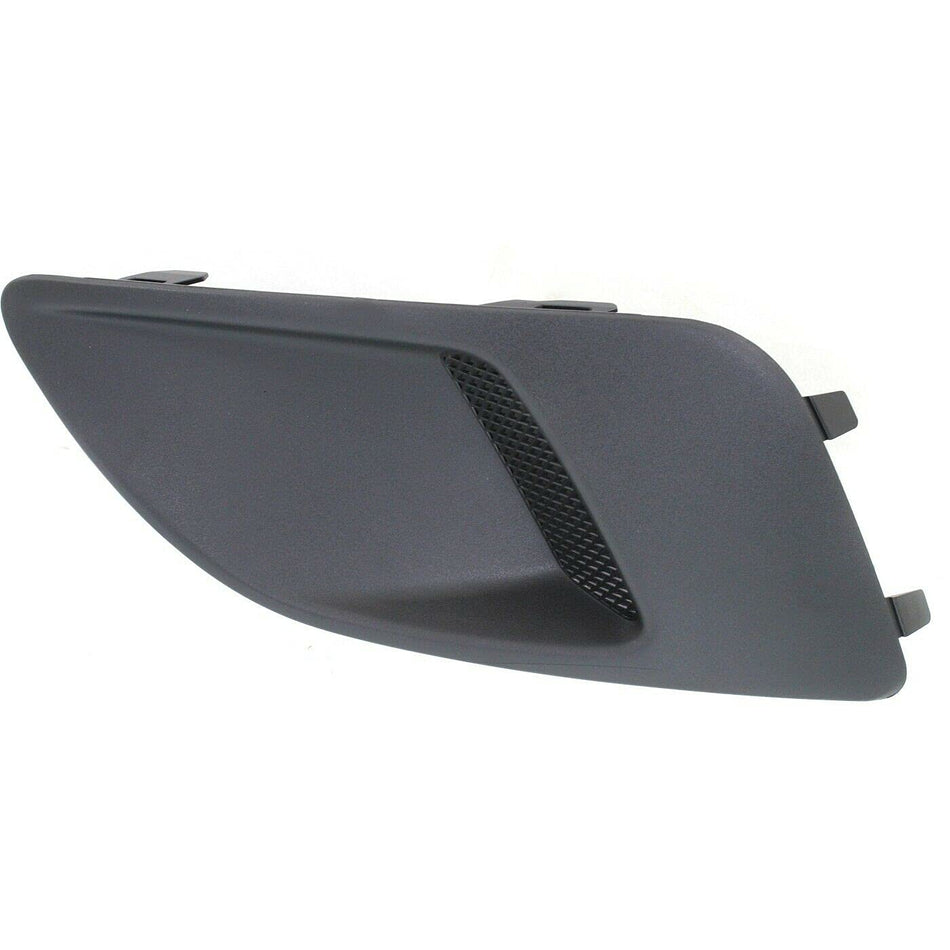 DAT AUTO PARTS Front Right Passenger Side Fog Light Hole Cover Trim Molding Bumper Insert Replacement For 2013-2018 Ford C-Max Black Textured Plast...
