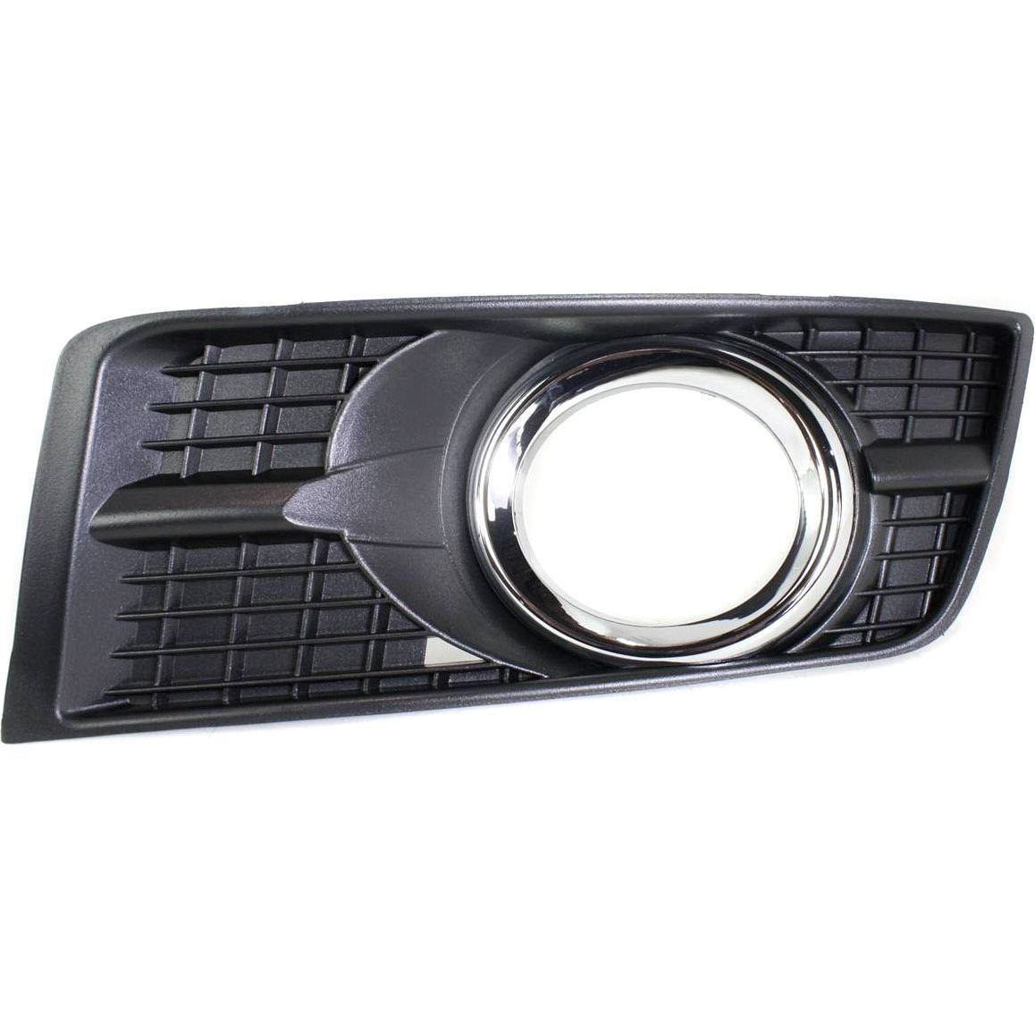 DAT AUTO PARTS Front Left Driver Side Bumper Insert Fog Light Bezel Molding Cover Grille Trim Replacement For 2010-2016 Cadillac SRX Black Textured...