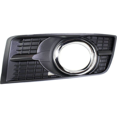 DAT AUTO PARTS Front Left Driver Side Bumper Insert Fog Light Bezel Molding Cover Grille Trim Replacement For 2010-2016 Cadillac SRX Black Textured...
