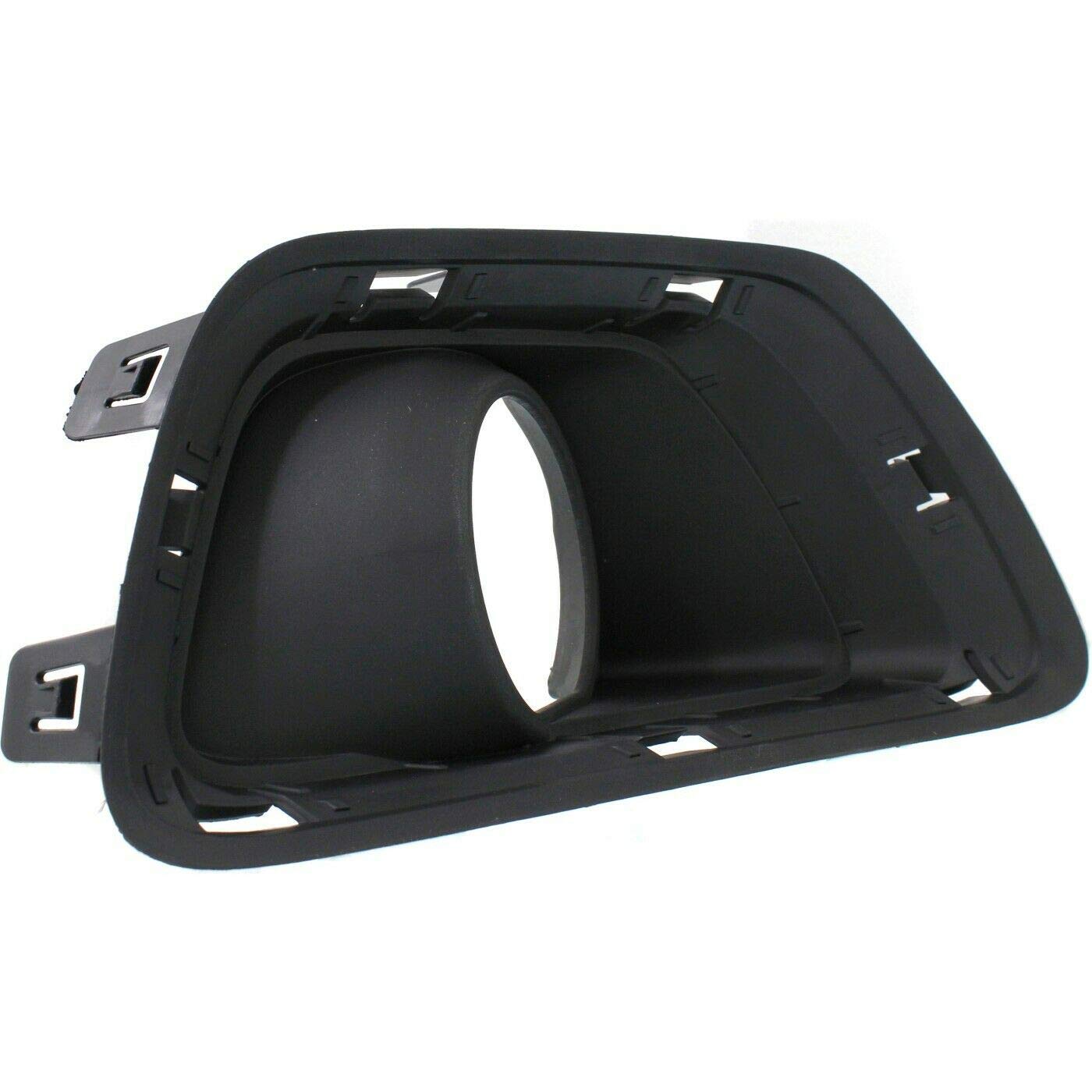 DAT AUTO PARTS Front Left Driver Side Fog Light Hole Bezel Cover Molding Bumper Insert Replacement For 2015-2020 Chevrolet Colorado Pickup Truck Bl...
