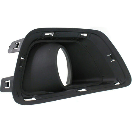 DAT AUTO PARTS Front Left Driver Side Fog Light Hole Bezel Cover Molding Bumper Insert Replacement For 2015-2020 Chevrolet Colorado Pickup Truck Bl...