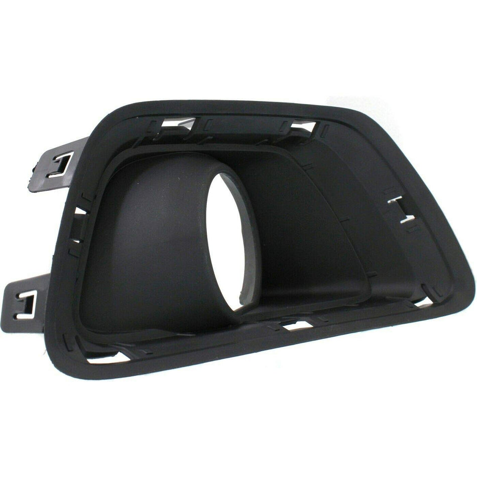 DAT AUTO PARTS Front Left Driver Side Fog Light Hole Bezel Cover Molding Bumper Insert Replacement For 2015-2020 Chevrolet Colorado Pickup Truck Bl...