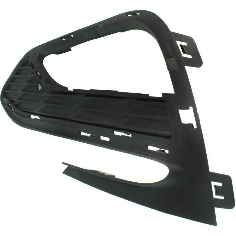DAT AUTO PARTS Front Left Driver Side Fog Light Hole Bezel Cover Trim Molding Bumper Insert Replacement For 2016 2017 2018 Chevrolet Chevy Cruze Bl...