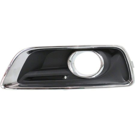 DAT AUTO PARTS Front Left Driver Side Fog Light Hole Bezel Trim Molding Bumper Insert Replacement for 2013-2016 Chevrolet Malibu Black Textured Pla...