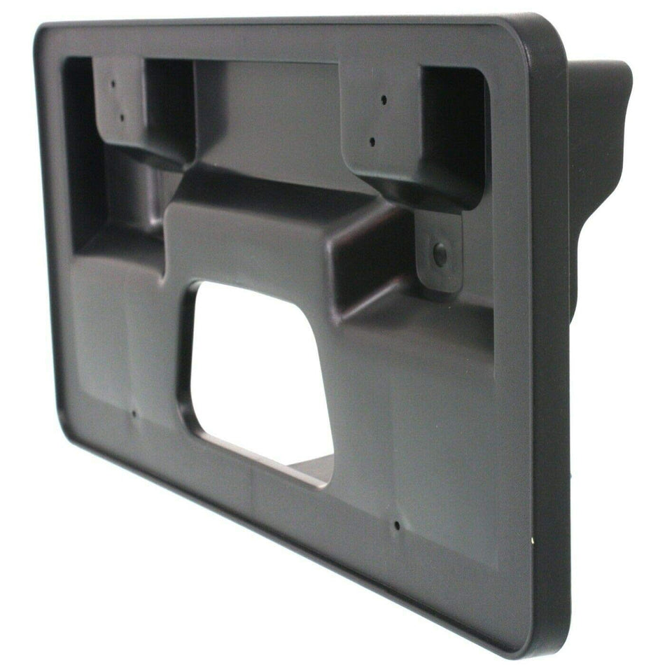 DAT AUTO PARTS Front Bumper License Plate Frame Tag Mounting Bracket Holder Replacement for 2007 - 2009 Honda CR-V Black Textured Plastic HO1068105...
